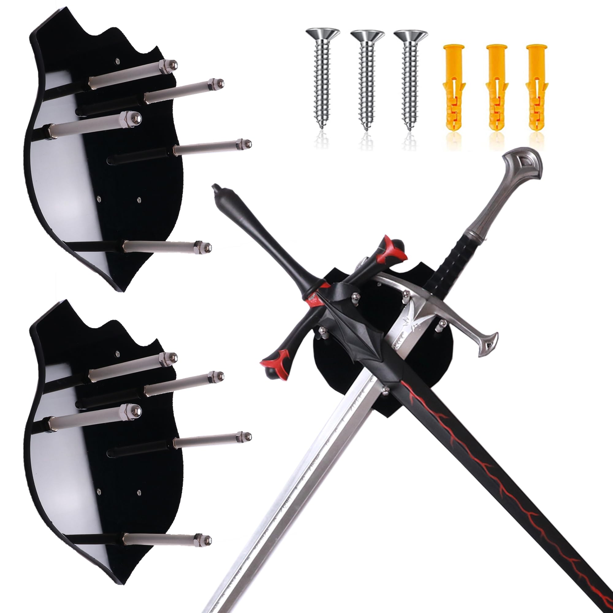 Amazon.com: ERMMZHZW Sword Hanger,Sword Wall Mount,Axe Holder